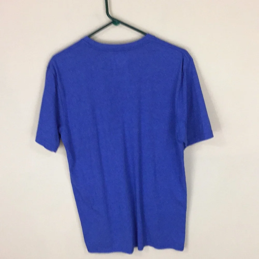 The North Face Blue Spell Out Tee T-shirt Size Medium